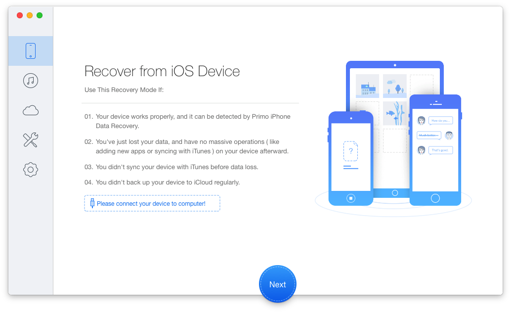 Primo iPhone Data Recovery