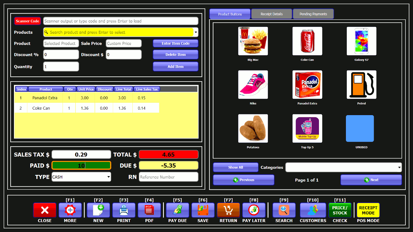 StarCode Network Point of Sale