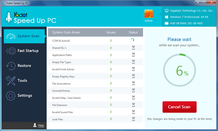 Yodot Speed Up PC