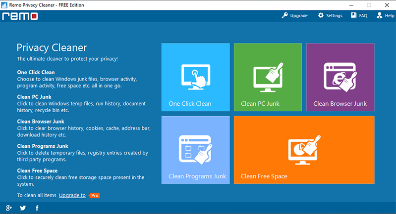 Remo Privacy Cleaner