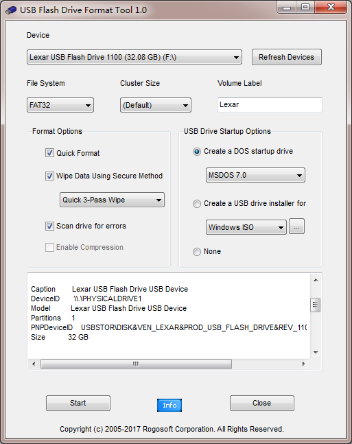 USB Flash Drive Format Tool