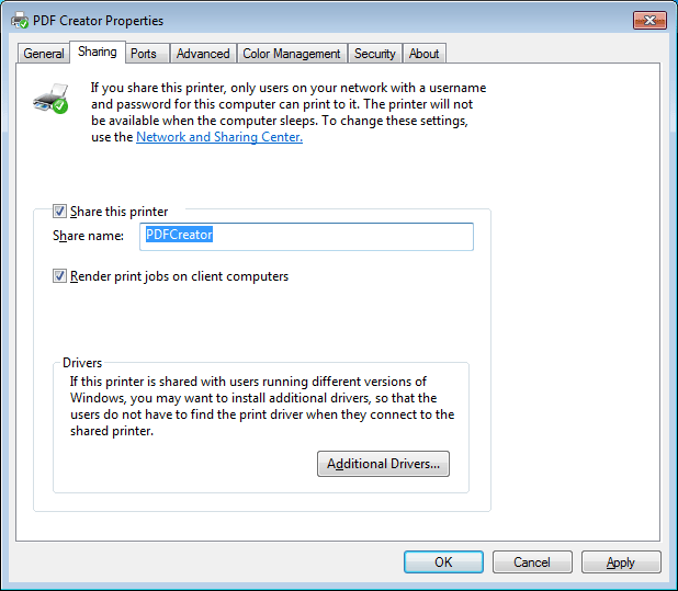 PDF Server for Windows 2008