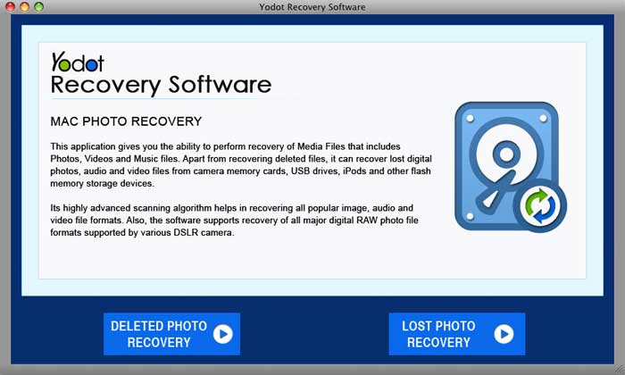Yodot Mac Photo Recovery Software