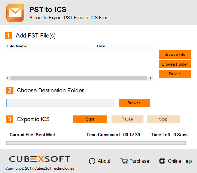 PST to ICS Converter