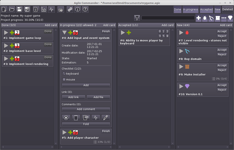 Agile Commander for Linux