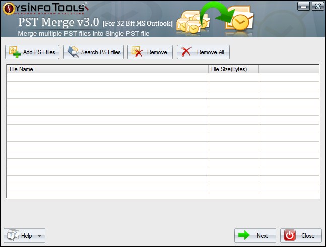 SysInfo PST Merge Software