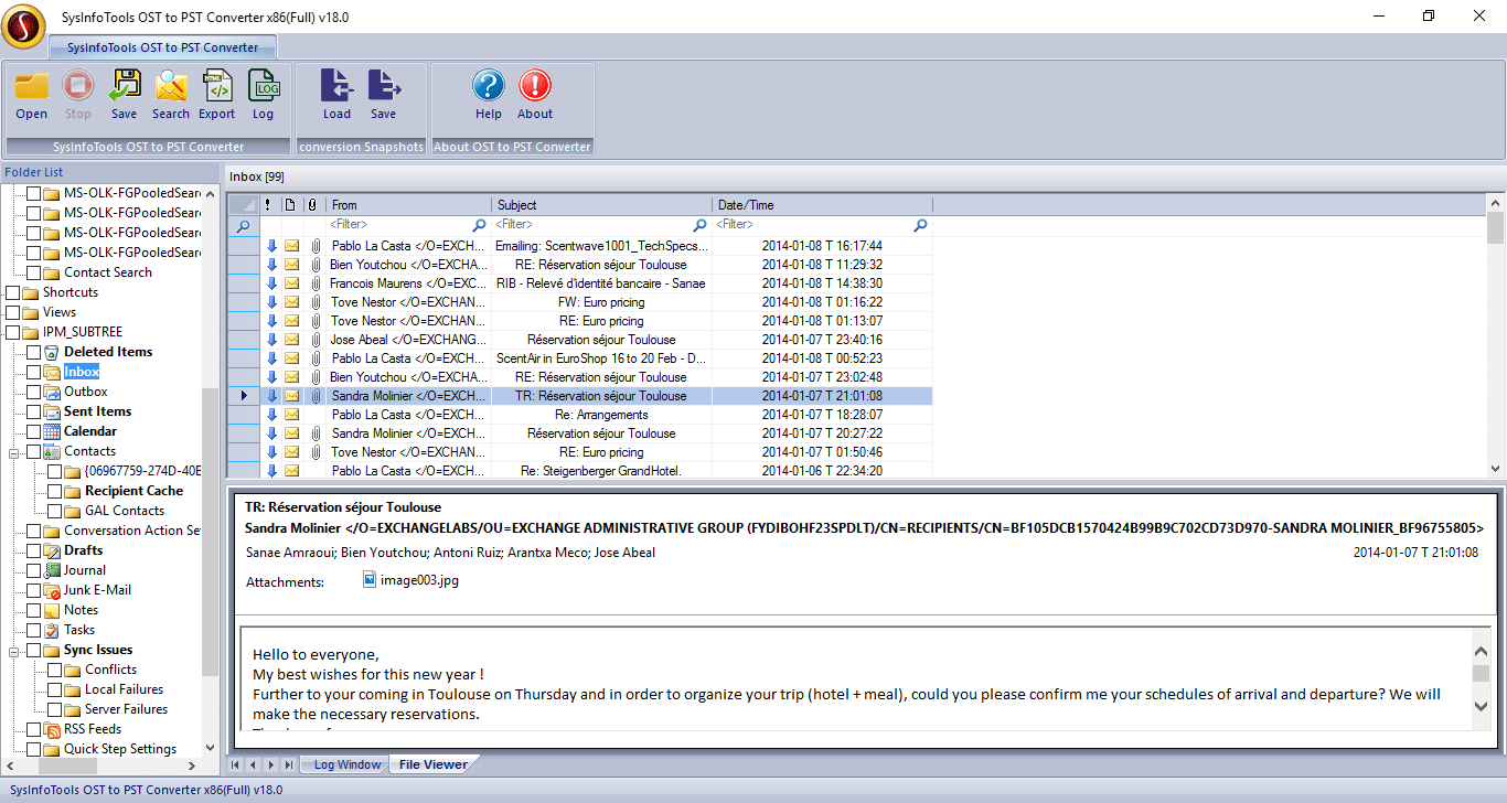 SysInfo OST to PST Converter