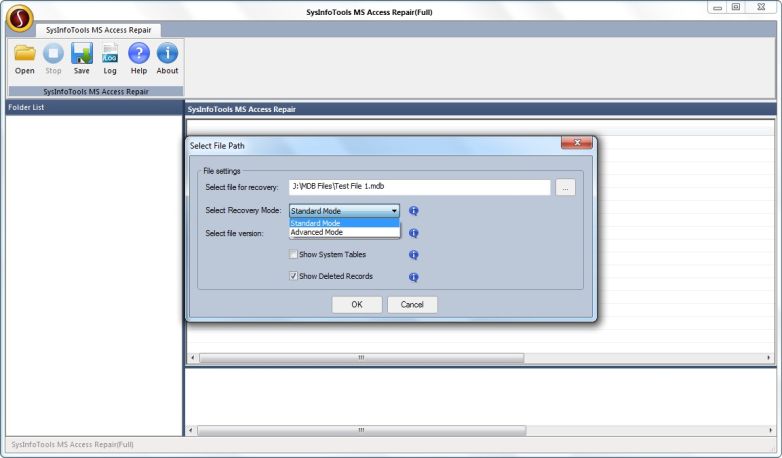 MDB File Repair Tool