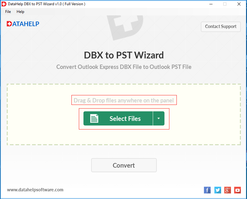 OutlookWare DBX to PST Conversion Tool