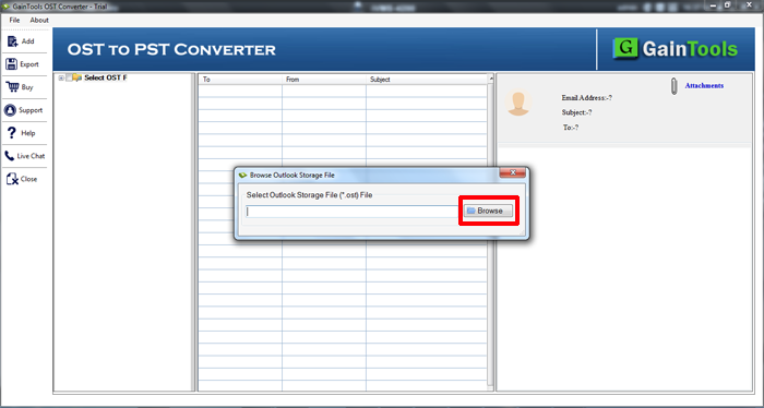 SameTools converte OST para PST