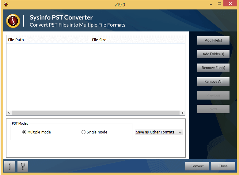 SysInfoTools PST Converter for Windows