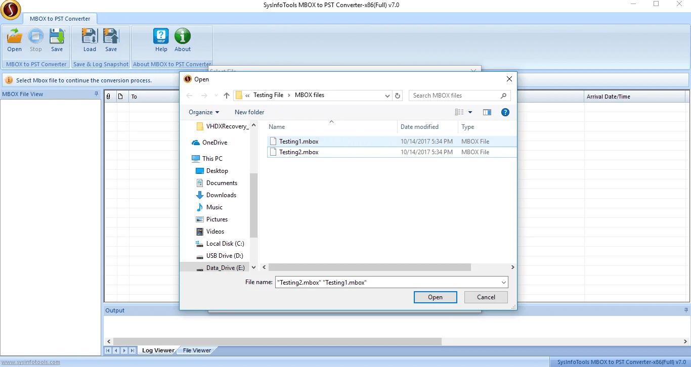 MailConverterTools for MBOX Files