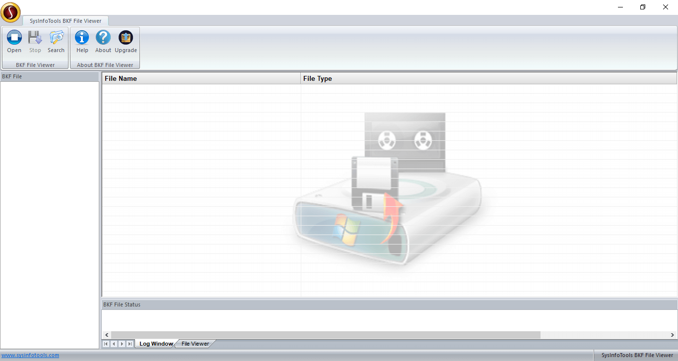 Sysinfo BKF Viewer