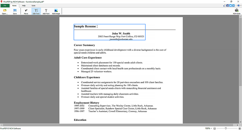 PicoPDF PDF Editor Home Edition for Mac