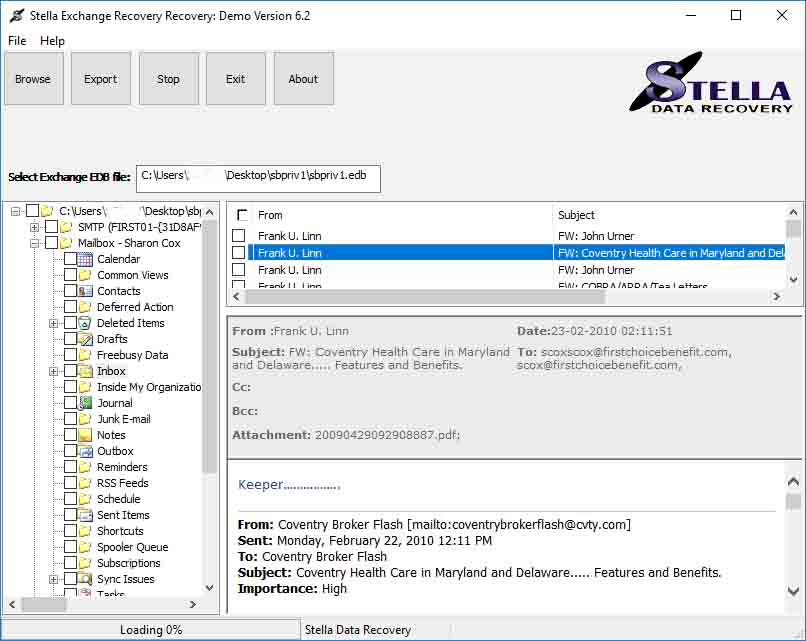 Convert EDB to PST Online Software
