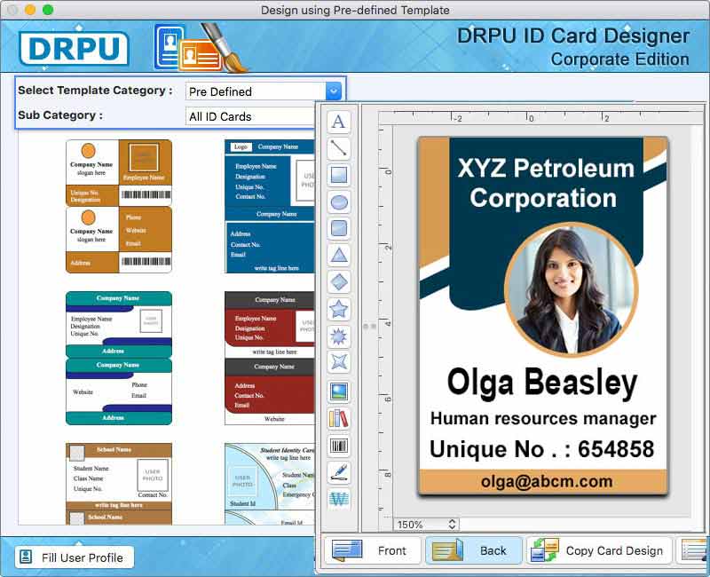 ID Card Maker for Apple Mac OS