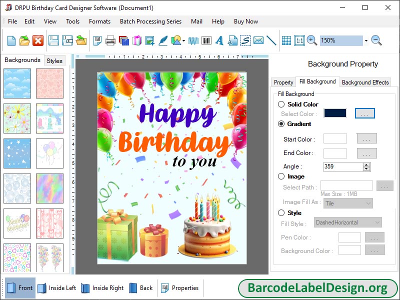 Birthday Card Templates