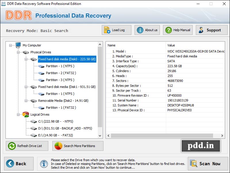 Windows Vista XP Data Recovery Software