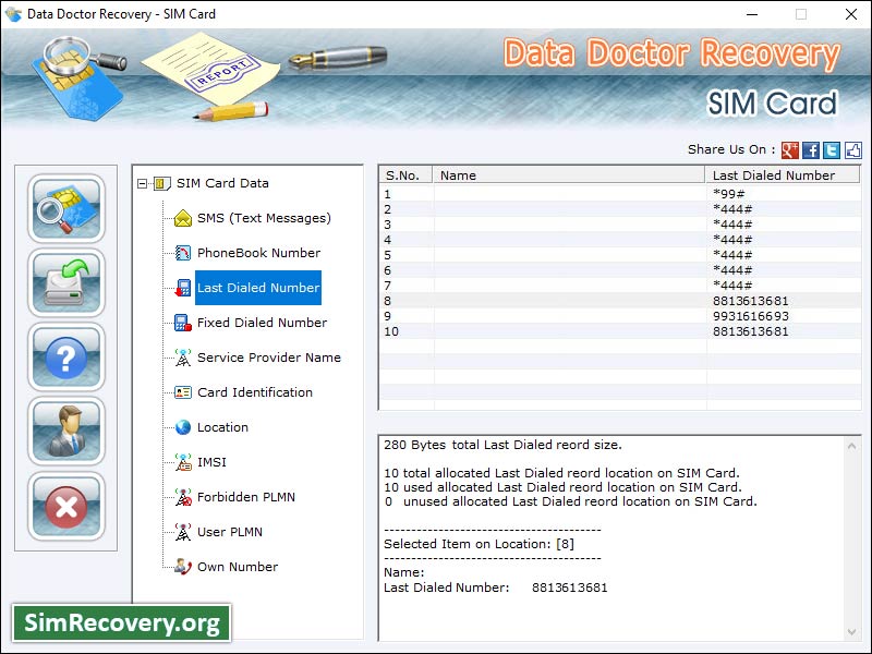 Sim Card Data Salvage Software