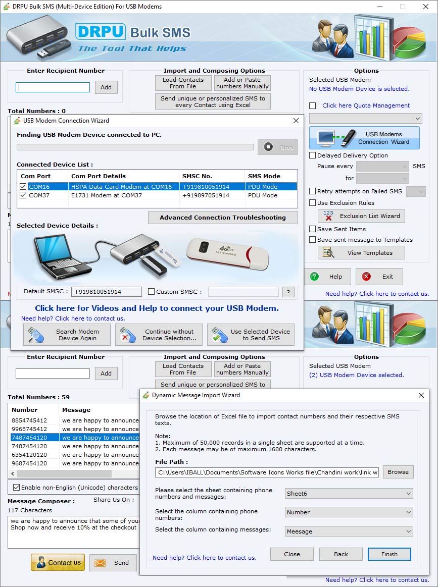 Mac Bulk SMS Group Software