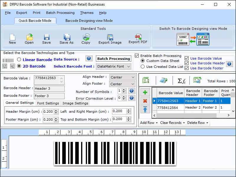 Warehousing Business Barcode