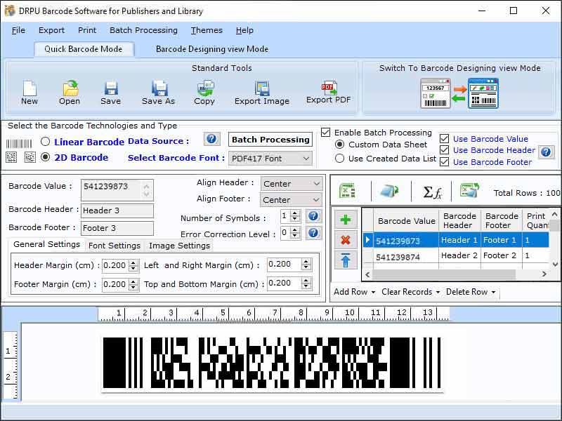 Publishers Barcode Generator Software