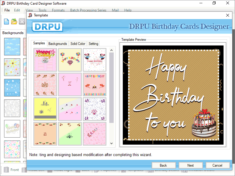 Excel Birthday Invitation Cards Maker