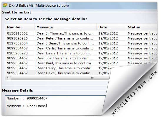 GSM Mobile Text SMS