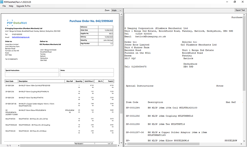 PDF to text, parser, PDF text converter, PDF data extraction