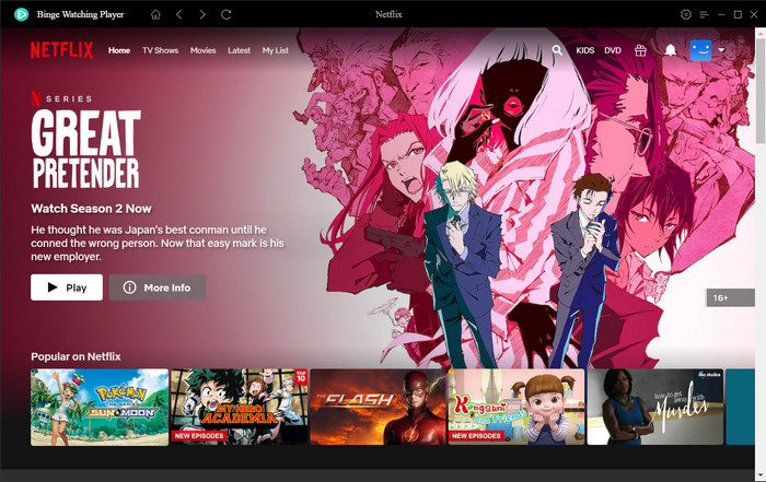netflix player, binge-watch amazon, amazon binge-watching, binge-watching player for netflix