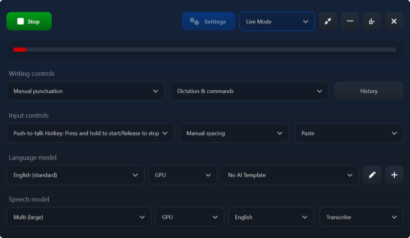 Realtime speech recognition,Voice recognition software,Speech to Text software,Automatic speech recognition,Dictation software,Transcription Software,Subtitle generator,Voice Typing Software