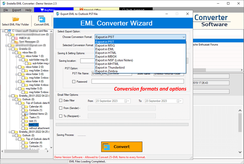 enstella eml converter,eml converter,eml to pst,convert eml files,eml file converter,eml converter software