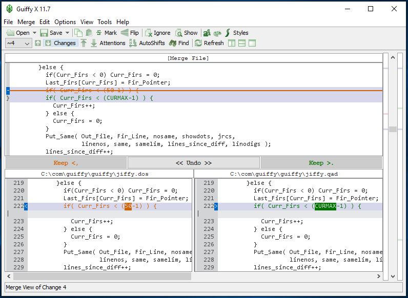 diff tool, merge tool, folder compare, 3-Way Merge, visual file compare