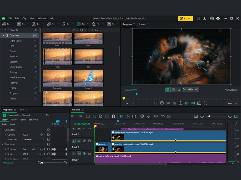 luxea, LUXEA, LUXEA Pro, video editor, video editing, video record, video recorder, video produce, produce video, acd systems, video, video sharing